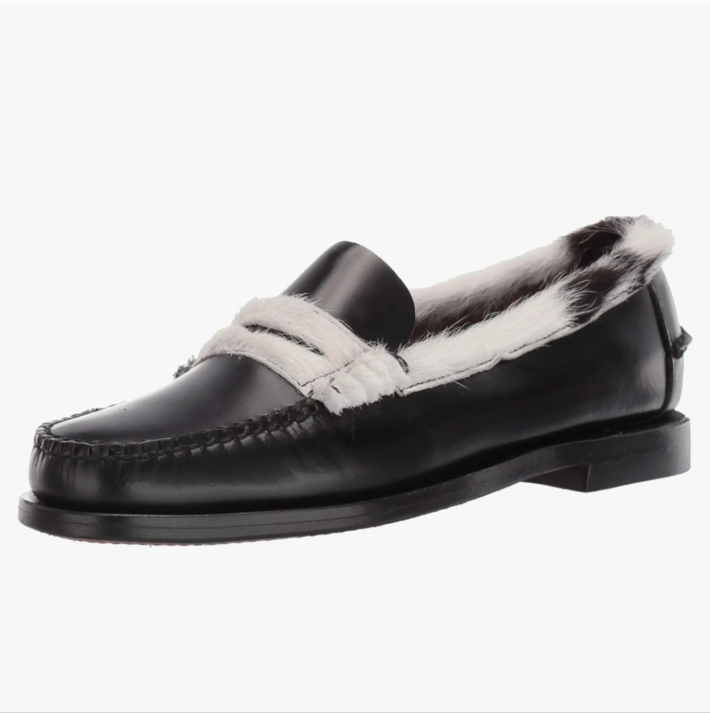 Sebago Dan Cow Collar Penny Leather Loafers  Size 7.5